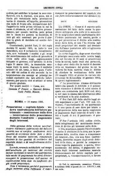 Annali della giurisprudenza italiana raccolta generale delle decisioni delle Corti di cassazione e d'appello in materia civile, criminale, commerciale, di diritto pubblico e amministrativo, e di procedura civile e penale