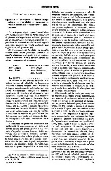 Annali della giurisprudenza italiana raccolta generale delle decisioni delle Corti di cassazione e d'appello in materia civile, criminale, commerciale, di diritto pubblico e amministrativo, e di procedura civile e penale