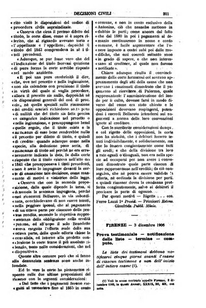 Annali della giurisprudenza italiana raccolta generale delle decisioni delle Corti di cassazione e d'appello in materia civile, criminale, commerciale, di diritto pubblico e amministrativo, e di procedura civile e penale