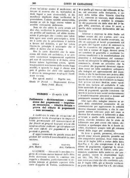 Annali della giurisprudenza italiana raccolta generale delle decisioni delle Corti di cassazione e d'appello in materia civile, criminale, commerciale, di diritto pubblico e amministrativo, e di procedura civile e penale