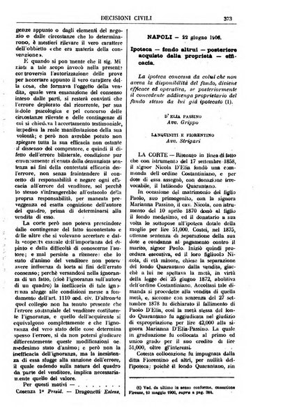 Annali della giurisprudenza italiana raccolta generale delle decisioni delle Corti di cassazione e d'appello in materia civile, criminale, commerciale, di diritto pubblico e amministrativo, e di procedura civile e penale