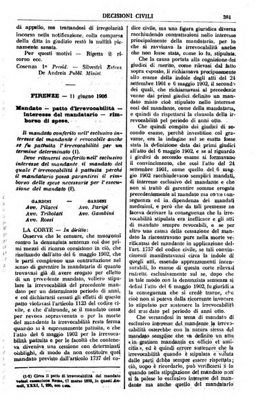 Annali della giurisprudenza italiana raccolta generale delle decisioni delle Corti di cassazione e d'appello in materia civile, criminale, commerciale, di diritto pubblico e amministrativo, e di procedura civile e penale