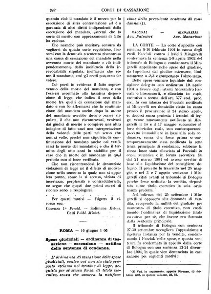 Annali della giurisprudenza italiana raccolta generale delle decisioni delle Corti di cassazione e d'appello in materia civile, criminale, commerciale, di diritto pubblico e amministrativo, e di procedura civile e penale