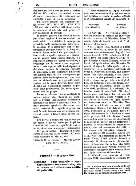 Annali della giurisprudenza italiana raccolta generale delle decisioni delle Corti di cassazione e d'appello in materia civile, criminale, commerciale, di diritto pubblico e amministrativo, e di procedura civile e penale