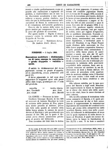 Annali della giurisprudenza italiana raccolta generale delle decisioni delle Corti di cassazione e d'appello in materia civile, criminale, commerciale, di diritto pubblico e amministrativo, e di procedura civile e penale