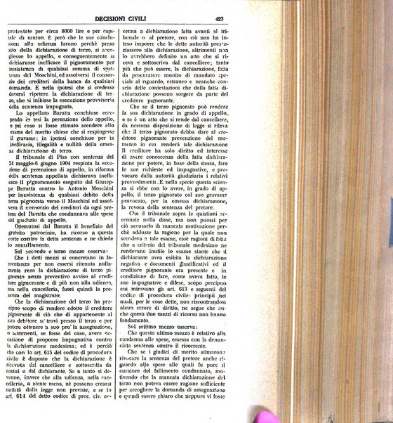 Annali della giurisprudenza italiana raccolta generale delle decisioni delle Corti di cassazione e d'appello in materia civile, criminale, commerciale, di diritto pubblico e amministrativo, e di procedura civile e penale