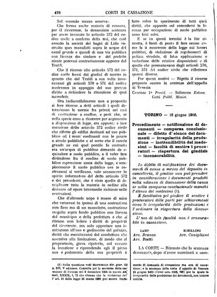 Annali della giurisprudenza italiana raccolta generale delle decisioni delle Corti di cassazione e d'appello in materia civile, criminale, commerciale, di diritto pubblico e amministrativo, e di procedura civile e penale