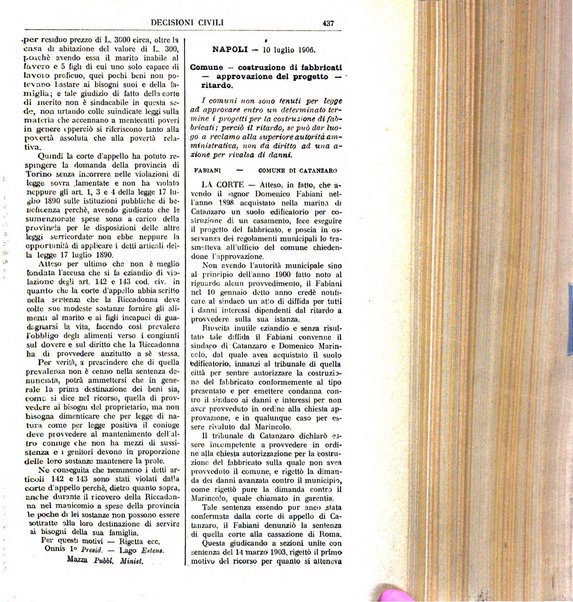 Annali della giurisprudenza italiana raccolta generale delle decisioni delle Corti di cassazione e d'appello in materia civile, criminale, commerciale, di diritto pubblico e amministrativo, e di procedura civile e penale