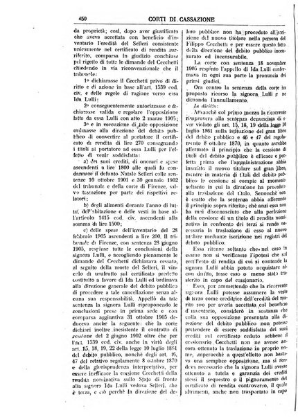 Annali della giurisprudenza italiana raccolta generale delle decisioni delle Corti di cassazione e d'appello in materia civile, criminale, commerciale, di diritto pubblico e amministrativo, e di procedura civile e penale