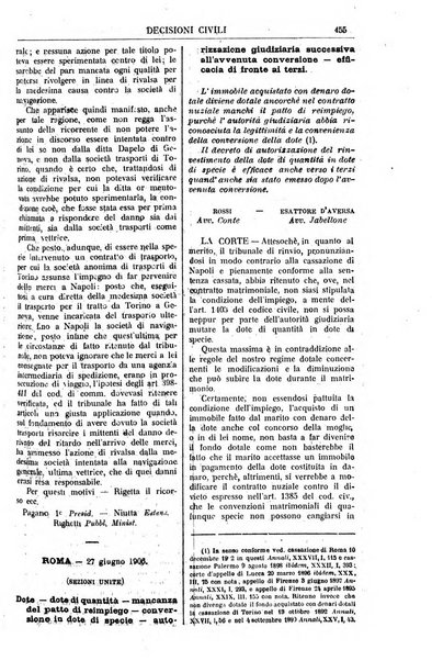 Annali della giurisprudenza italiana raccolta generale delle decisioni delle Corti di cassazione e d'appello in materia civile, criminale, commerciale, di diritto pubblico e amministrativo, e di procedura civile e penale