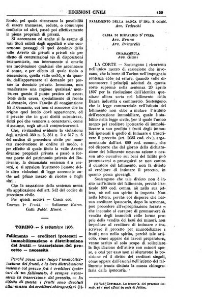 Annali della giurisprudenza italiana raccolta generale delle decisioni delle Corti di cassazione e d'appello in materia civile, criminale, commerciale, di diritto pubblico e amministrativo, e di procedura civile e penale