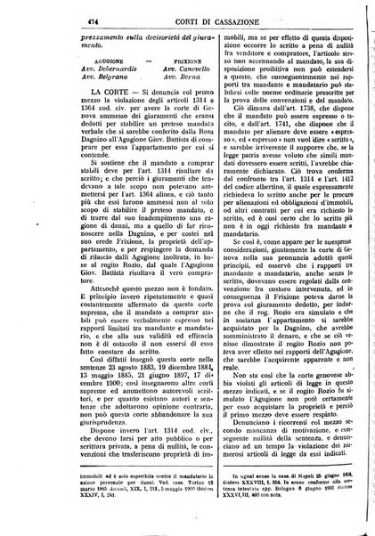 Annali della giurisprudenza italiana raccolta generale delle decisioni delle Corti di cassazione e d'appello in materia civile, criminale, commerciale, di diritto pubblico e amministrativo, e di procedura civile e penale