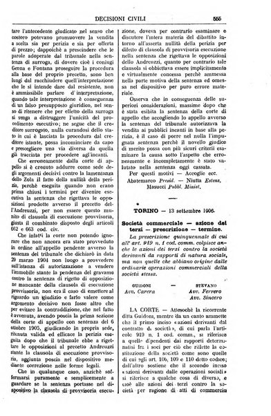 Annali della giurisprudenza italiana raccolta generale delle decisioni delle Corti di cassazione e d'appello in materia civile, criminale, commerciale, di diritto pubblico e amministrativo, e di procedura civile e penale