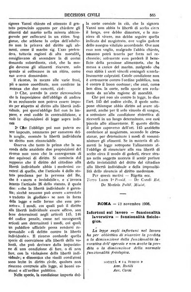 Annali della giurisprudenza italiana raccolta generale delle decisioni delle Corti di cassazione e d'appello in materia civile, criminale, commerciale, di diritto pubblico e amministrativo, e di procedura civile e penale