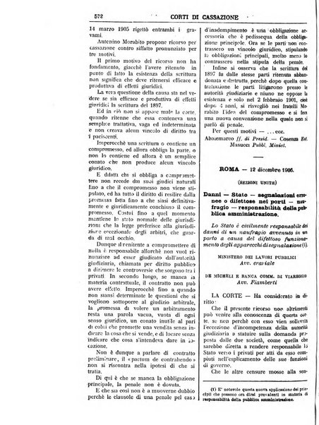 Annali della giurisprudenza italiana raccolta generale delle decisioni delle Corti di cassazione e d'appello in materia civile, criminale, commerciale, di diritto pubblico e amministrativo, e di procedura civile e penale