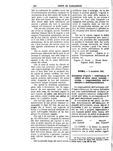 Annali della giurisprudenza italiana raccolta generale delle decisioni delle Corti di cassazione e d'appello in materia civile, criminale, commerciale, di diritto pubblico e amministrativo, e di procedura civile e penale