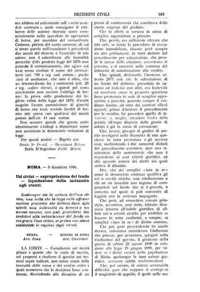 Annali della giurisprudenza italiana raccolta generale delle decisioni delle Corti di cassazione e d'appello in materia civile, criminale, commerciale, di diritto pubblico e amministrativo, e di procedura civile e penale