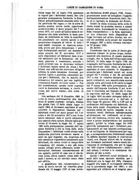 Annali della giurisprudenza italiana raccolta generale delle decisioni delle Corti di cassazione e d'appello in materia civile, criminale, commerciale, di diritto pubblico e amministrativo, e di procedura civile e penale