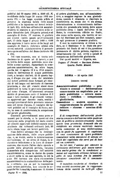 Annali della giurisprudenza italiana raccolta generale delle decisioni delle Corti di cassazione e d'appello in materia civile, criminale, commerciale, di diritto pubblico e amministrativo, e di procedura civile e penale