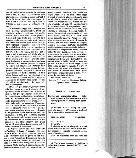 Annali della giurisprudenza italiana raccolta generale delle decisioni delle Corti di cassazione e d'appello in materia civile, criminale, commerciale, di diritto pubblico e amministrativo, e di procedura civile e penale