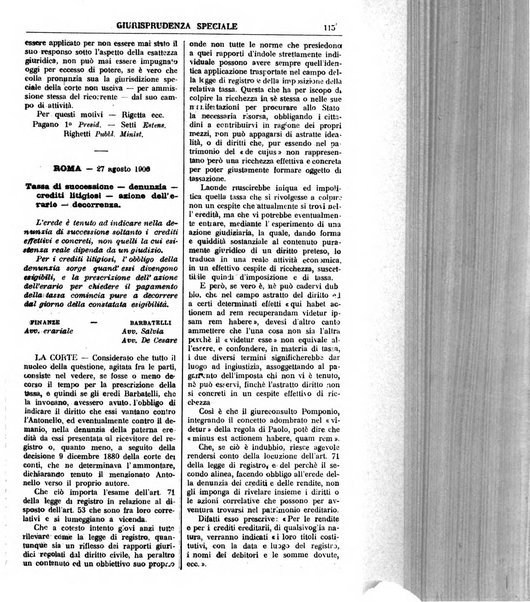 Annali della giurisprudenza italiana raccolta generale delle decisioni delle Corti di cassazione e d'appello in materia civile, criminale, commerciale, di diritto pubblico e amministrativo, e di procedura civile e penale