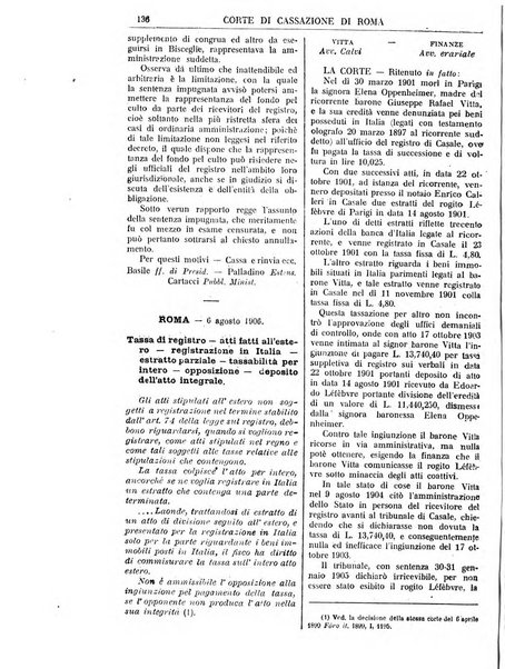 Annali della giurisprudenza italiana raccolta generale delle decisioni delle Corti di cassazione e d'appello in materia civile, criminale, commerciale, di diritto pubblico e amministrativo, e di procedura civile e penale