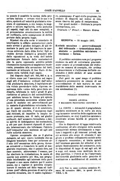 Annali della giurisprudenza italiana raccolta generale delle decisioni delle Corti di cassazione e d'appello in materia civile, criminale, commerciale, di diritto pubblico e amministrativo, e di procedura civile e penale