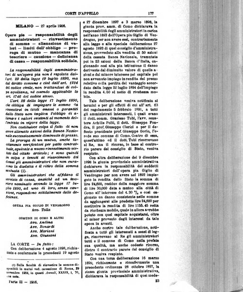 Annali della giurisprudenza italiana raccolta generale delle decisioni delle Corti di cassazione e d'appello in materia civile, criminale, commerciale, di diritto pubblico e amministrativo, e di procedura civile e penale