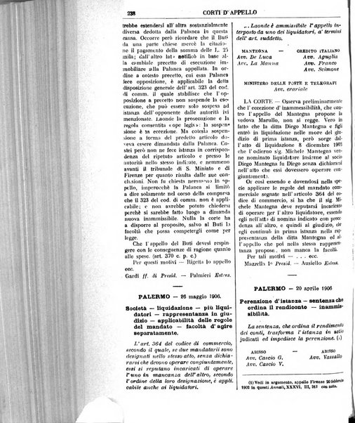 Annali della giurisprudenza italiana raccolta generale delle decisioni delle Corti di cassazione e d'appello in materia civile, criminale, commerciale, di diritto pubblico e amministrativo, e di procedura civile e penale