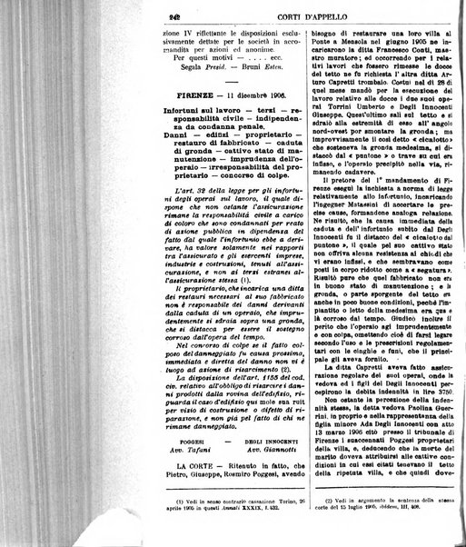 Annali della giurisprudenza italiana raccolta generale delle decisioni delle Corti di cassazione e d'appello in materia civile, criminale, commerciale, di diritto pubblico e amministrativo, e di procedura civile e penale