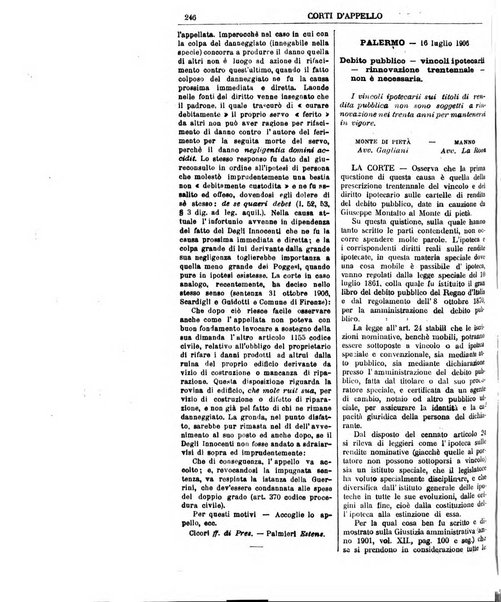 Annali della giurisprudenza italiana raccolta generale delle decisioni delle Corti di cassazione e d'appello in materia civile, criminale, commerciale, di diritto pubblico e amministrativo, e di procedura civile e penale