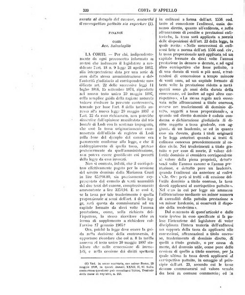 Annali della giurisprudenza italiana raccolta generale delle decisioni delle Corti di cassazione e d'appello in materia civile, criminale, commerciale, di diritto pubblico e amministrativo, e di procedura civile e penale