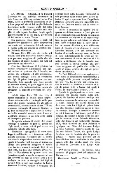 Annali della giurisprudenza italiana raccolta generale delle decisioni delle Corti di cassazione e d'appello in materia civile, criminale, commerciale, di diritto pubblico e amministrativo, e di procedura civile e penale