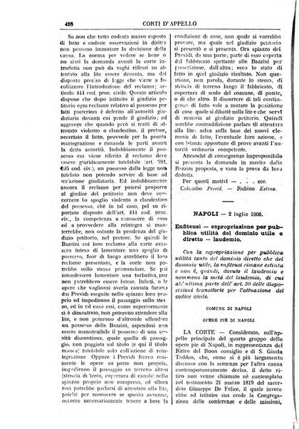 Annali della giurisprudenza italiana raccolta generale delle decisioni delle Corti di cassazione e d'appello in materia civile, criminale, commerciale, di diritto pubblico e amministrativo, e di procedura civile e penale