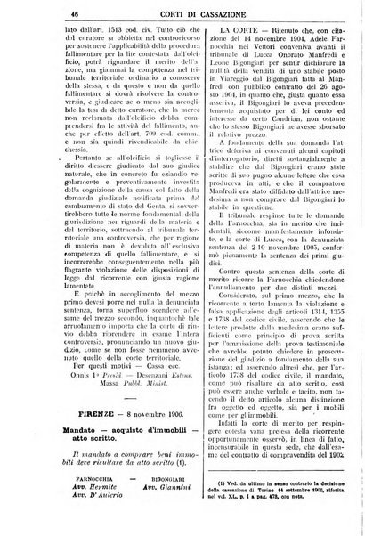 Annali della giurisprudenza italiana raccolta generale delle decisioni delle Corti di cassazione e d'appello in materia civile, criminale, commerciale, di diritto pubblico e amministrativo, e di procedura civile e penale