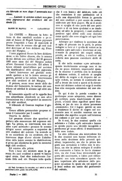 Annali della giurisprudenza italiana raccolta generale delle decisioni delle Corti di cassazione e d'appello in materia civile, criminale, commerciale, di diritto pubblico e amministrativo, e di procedura civile e penale