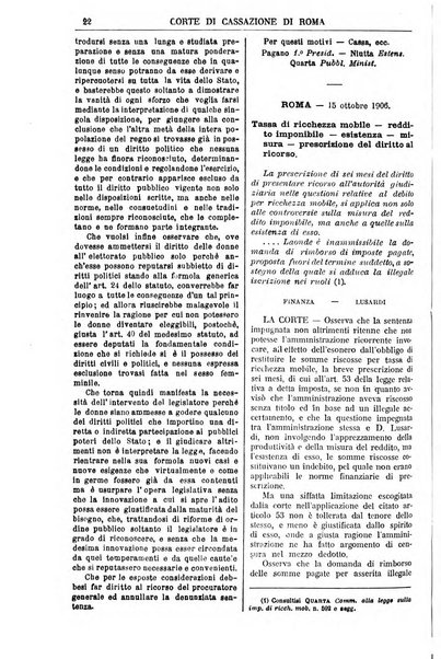 Annali della giurisprudenza italiana raccolta generale delle decisioni delle Corti di cassazione e d'appello in materia civile, criminale, commerciale, di diritto pubblico e amministrativo, e di procedura civile e penale