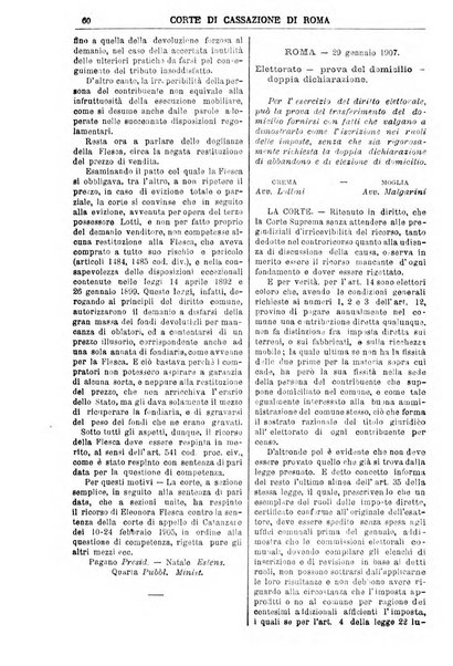 Annali della giurisprudenza italiana raccolta generale delle decisioni delle Corti di cassazione e d'appello in materia civile, criminale, commerciale, di diritto pubblico e amministrativo, e di procedura civile e penale