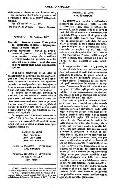 Annali della giurisprudenza italiana raccolta generale delle decisioni delle Corti di cassazione e d'appello in materia civile, criminale, commerciale, di diritto pubblico e amministrativo, e di procedura civile e penale