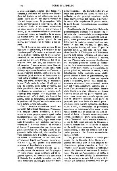 Annali della giurisprudenza italiana raccolta generale delle decisioni delle Corti di cassazione e d'appello in materia civile, criminale, commerciale, di diritto pubblico e amministrativo, e di procedura civile e penale