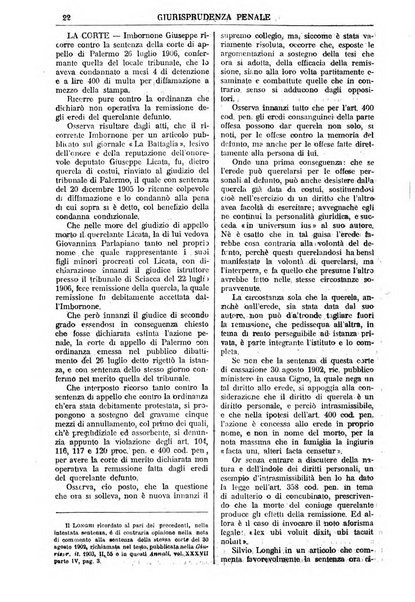 Annali della giurisprudenza italiana raccolta generale delle decisioni delle Corti di cassazione e d'appello in materia civile, criminale, commerciale, di diritto pubblico e amministrativo, e di procedura civile e penale