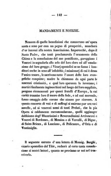 Annali della propagazione della fede raccolta periodica delle lettere dei vescovi e dei missionarj delle missioni nei due mondi ... che forma il seguito delle Lettere edificanti