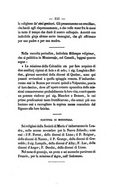 Annali della propagazione della fede raccolta periodica delle lettere dei vescovi e dei missionarj delle missioni nei due mondi ... che forma il seguito delle Lettere edificanti