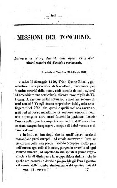 Annali della propagazione della fede raccolta periodica delle lettere dei vescovi e dei missionarj delle missioni nei due mondi ... che forma il seguito delle Lettere edificanti