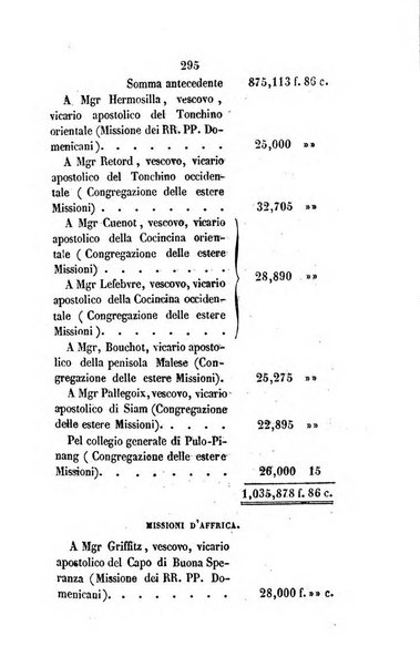 Annali della propagazione della fede raccolta periodica delle lettere dei vescovi e dei missionarj delle missioni nei due mondi ... che forma il seguito delle Lettere edificanti