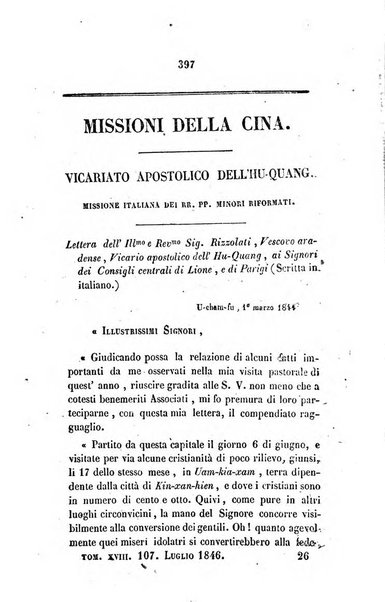 Annali della propagazione della fede raccolta periodica delle lettere dei vescovi e dei missionarj delle missioni nei due mondi ... che forma il seguito delle Lettere edificanti