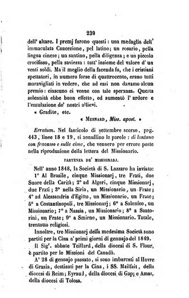 Annali della propagazione della fede raccolta periodica delle lettere dei vescovi e dei missionarj delle missioni nei due mondi ... che forma il seguito delle Lettere edificanti