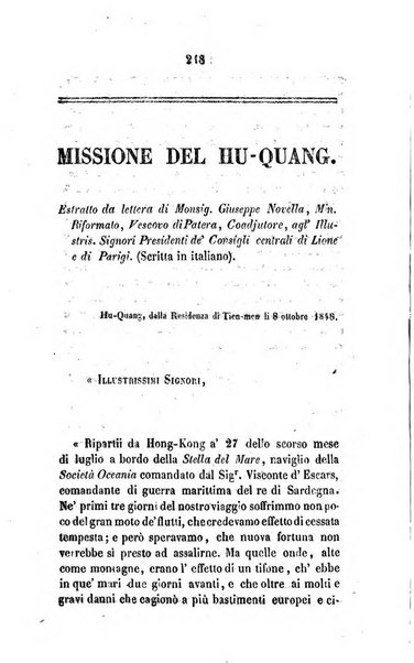 Annali della propagazione della fede raccolta periodica delle lettere dei vescovi e dei missionarj delle missioni nei due mondi ... che forma il seguito delle Lettere edificanti