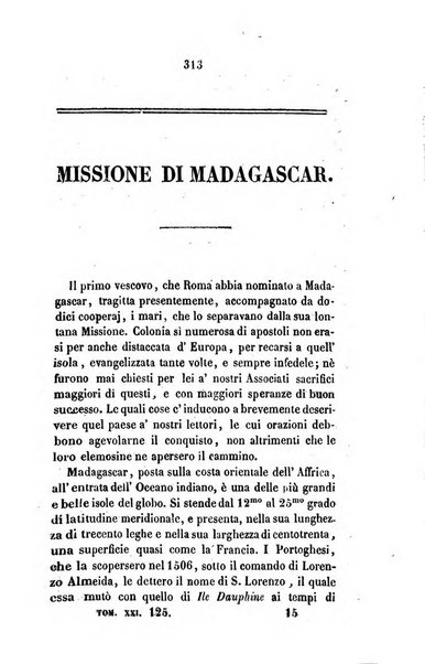 Annali della propagazione della fede raccolta periodica delle lettere dei vescovi e dei missionarj delle missioni nei due mondi ... che forma il seguito delle Lettere edificanti