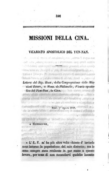 Annali della propagazione della fede raccolta periodica delle lettere dei vescovi e dei missionarj delle missioni nei due mondi ... che forma il seguito delle Lettere edificanti